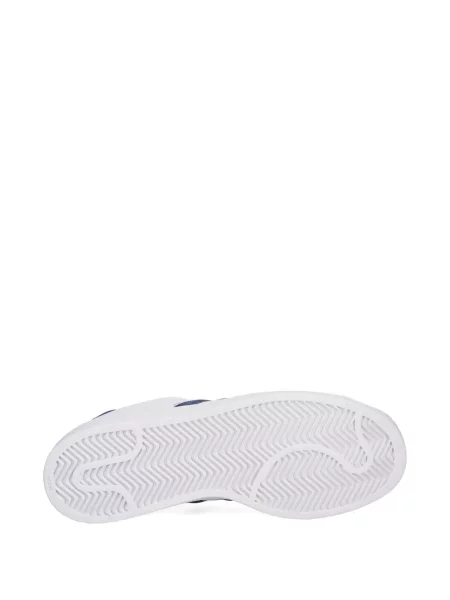 Prugaste bermuda kratke hlače Adidas s vezicama s čipkom smeđa