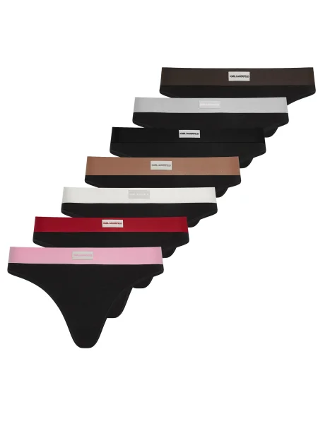 Karl Lagerfeld Tangice roza črna