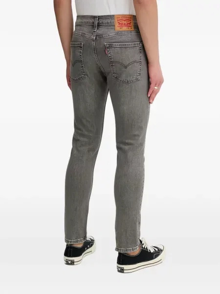 Дънки Levi's® дизайн с пет джоба с кръгло деколте сиво