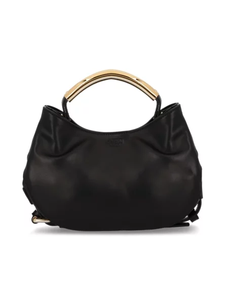 Torebka Moschino skórzana czarna