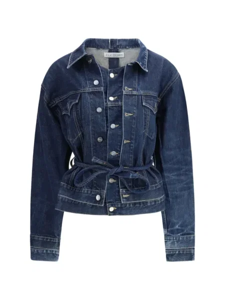 Kurtka jeansowa E.l.v. Denim niebieska