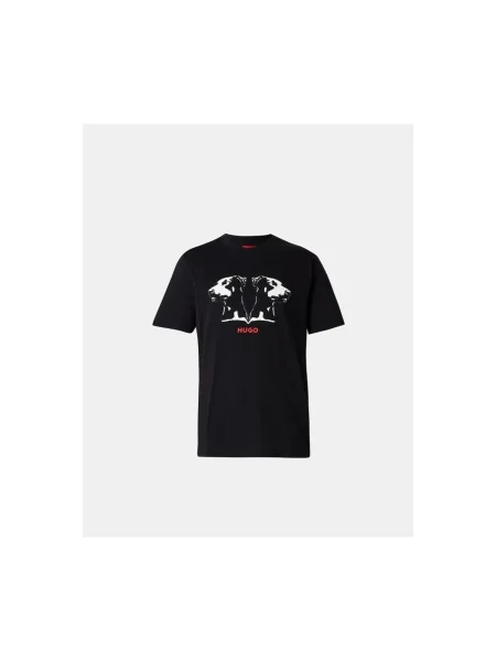 HUGO Tricou Dobero negru