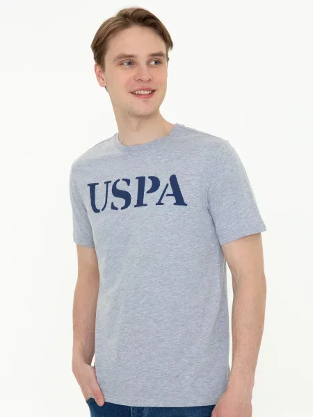 Поло U.s. Polo серое