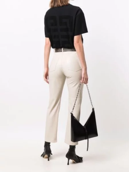 Tricou Givenchy cu imagine scurt negru