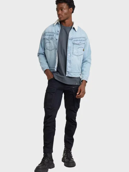 Завужені штани карго G-star Raw сині