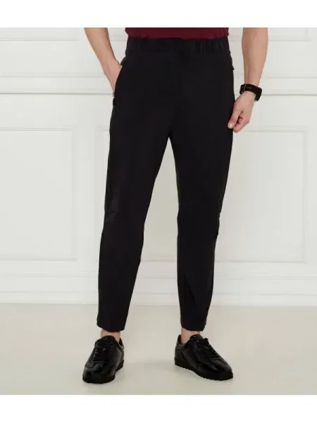 BOSS GREEN Pantaloni T_Basin | Tapered fit negru