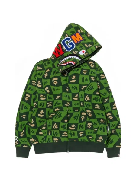 Hanorac cu glugă A Bathing Ape® verde