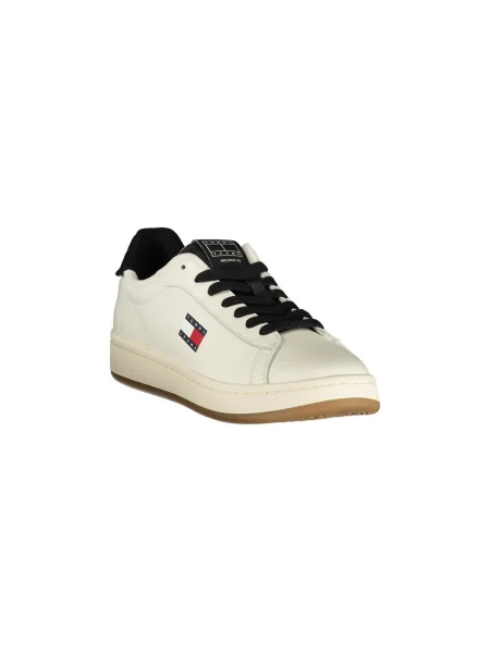 Teniși Tommy Hilfiger cu toc jos negru