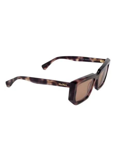 Ochelari de soare pătrați Max Mara Eyewear maro