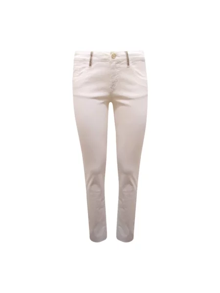 Spodnie Blugirl wełniane białe