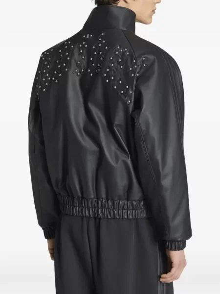 Geacă bomber Adidas cu tepi negru