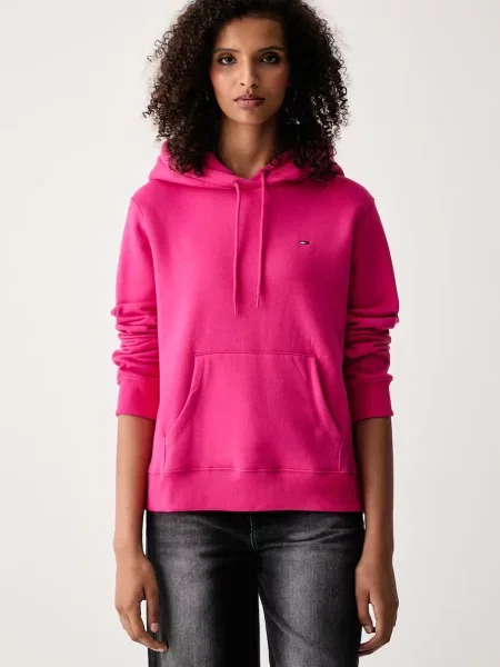 Tommy Jeans hanorac pentru femei cu roz