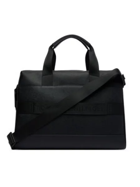 Tommy Hilfiger Laptoptáska Th Modern Monogram Computer Bag fekete