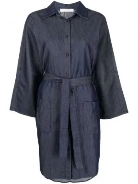 Sukienka jeansowa Fabiana Filippi niebieska