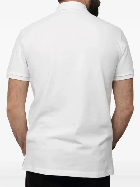 Polo Polo Ralph Lauren με αυτόγραφο ραβδωτό μεταξωτό ύφασμα κλασικό λευκό