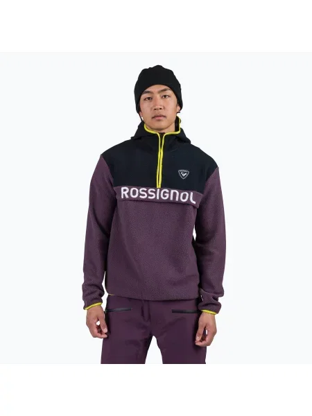 Мъжки суитшърт Rossignol Alltrack Fleece mulberry виолетово