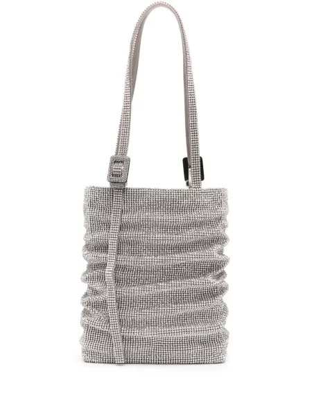 Stras geantă shopper Benedetta Bruzziches plasă