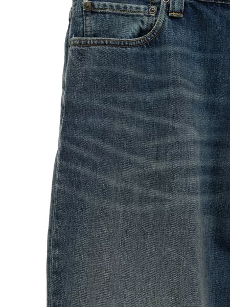Blugi drepți Carhartt Wip albastru