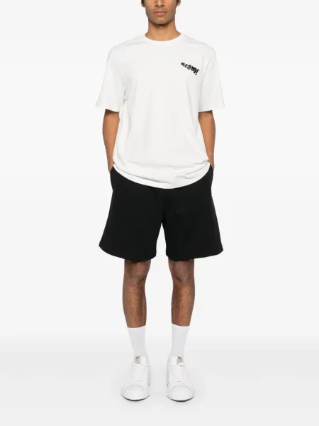 Tricou Msgm cu broderie alb