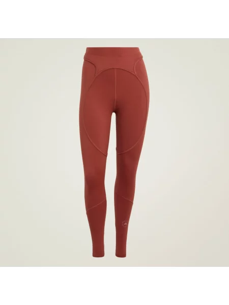 Długie legginsy Adidas brązowe