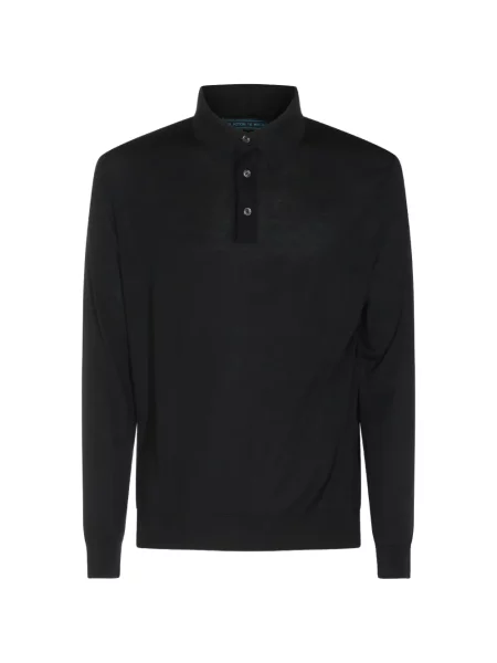 Lung pulover Kiton negru
