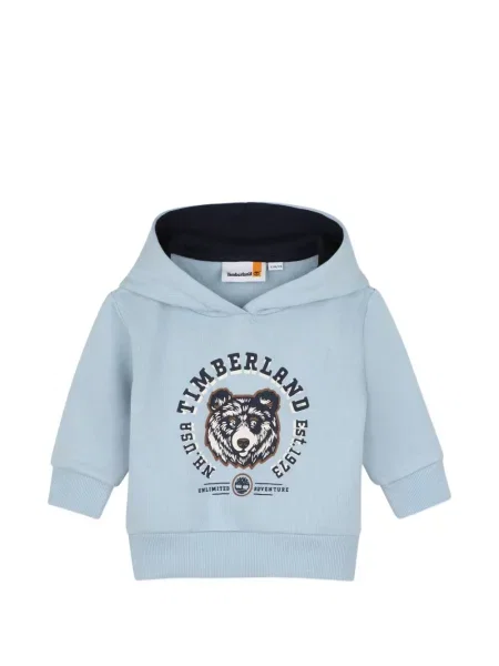 Bluza z kapturem dziecięca Timberland niebieska