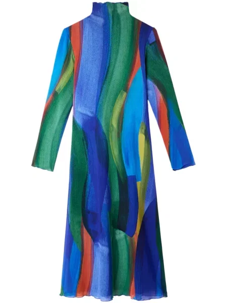 Rochie midi Sunnei până la genunchi de costum albastru