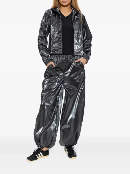 Τένις φόρεμα Adidas με λαιμόκοψη v με αυτόγραφο μαύρο