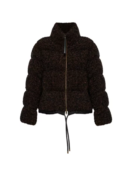 Geacă cu puf Moncler maro