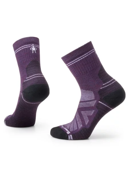 SMARTWOOL skarpety turystyczne merino W HIKE LC MCRW HIKE PRPLI S fioletowe