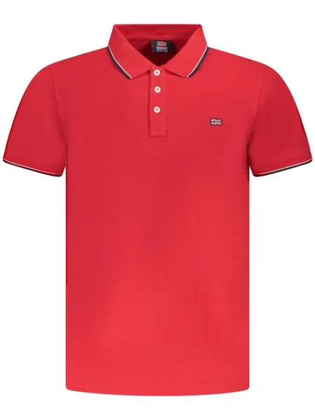 Tricou polo Norway 1963 roșu