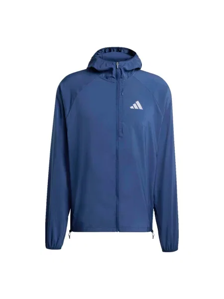 ADIDAS PERFORMANCE Jachetă de trening Running Essentials albastru / argintiu gri