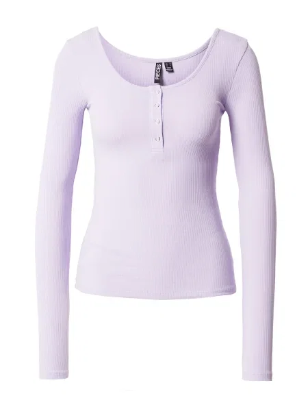 PIECES Tričko Kitte pastelová fialová