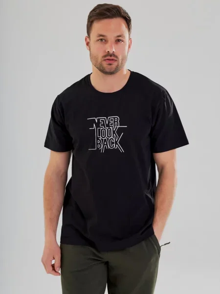 Футболка Umon бавовна/еластан чорний