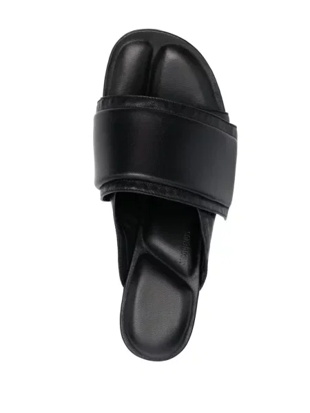 Papuci tip mules Jacquemus din piele negru