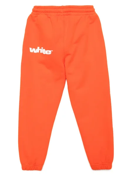 Dětské kalhoty Off-white bílé