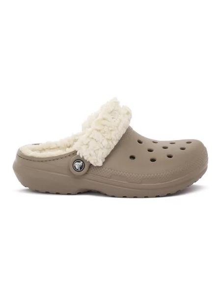 Hanorac din fleece Crocs din fleece clasic maro