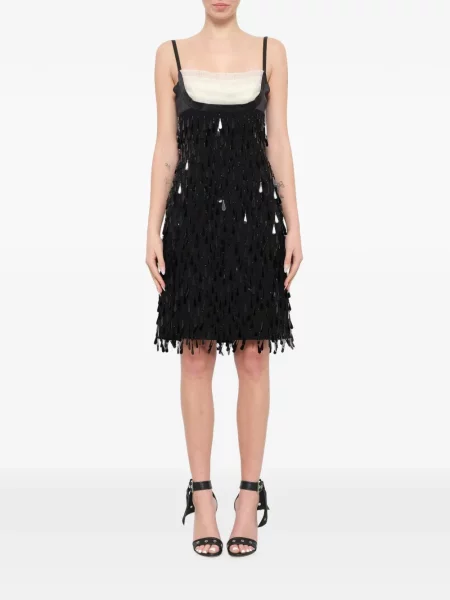 Rochie mini Marc Jacobs cu paiete de lână negru