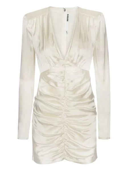 Rochie mini Rotate Birger Christensen din satin de costum