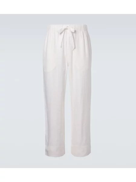 Pantaloni Frescobol Carioca de in alb