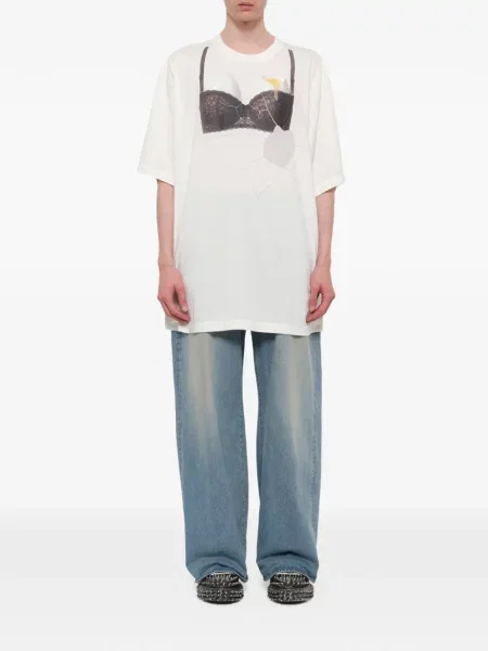 Tricou Doublet cu imagine alb