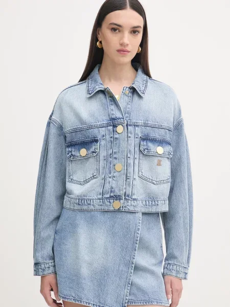 Armani Exchange kurtka jeansowa niebieska