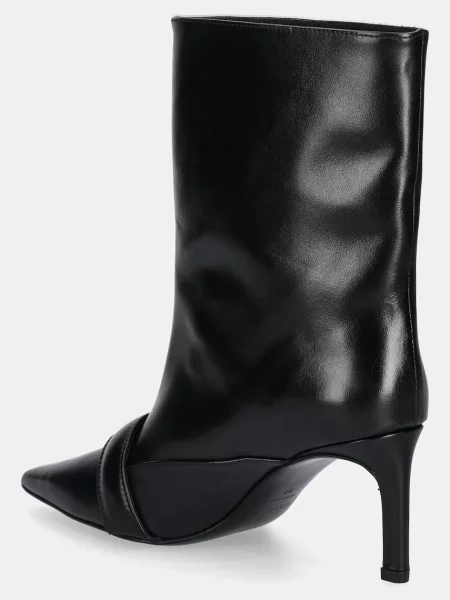 Coperni cizme de piele Ankle Heeled Belt Boots negru