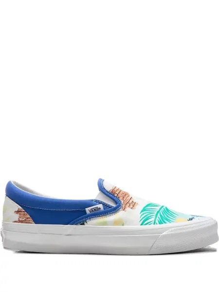 Sneakerși Vans slip-on alb