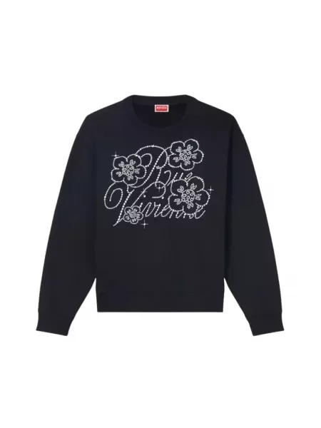 Kenzo bluza Constellation Emb Classic z aplikacją czarny