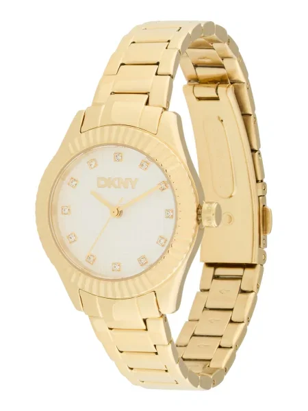 DKNY Ceas analogic Chambers auriu