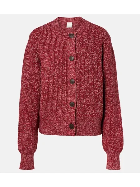 Cardigan Varley tricotate roșu