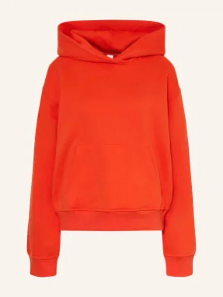 Lululemon Oversized Mikina S Kapucí Steady State červená