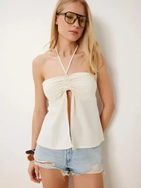 Happiness İstanbul Bluza Blusen pijeska