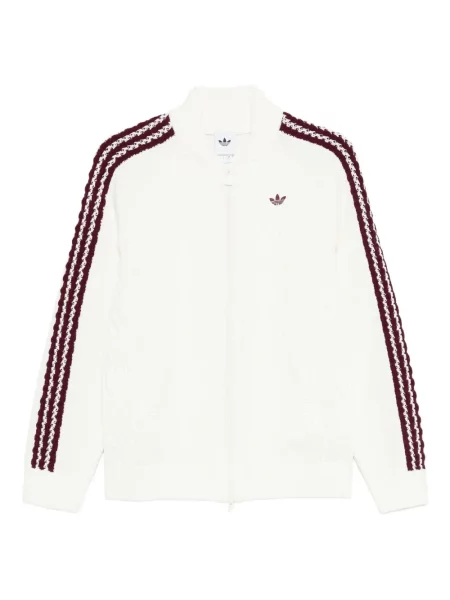 Hanorac Adidas din velur alb